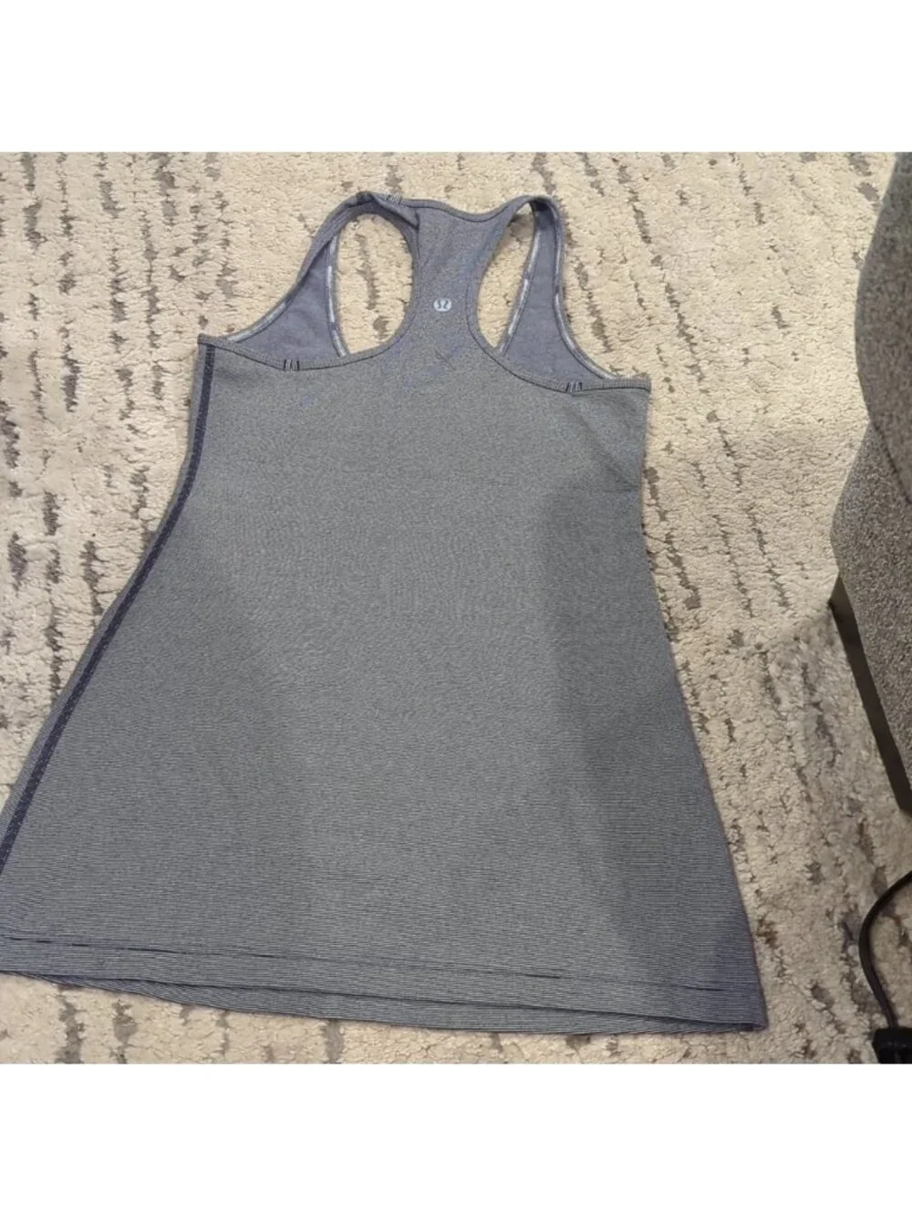 Lululemon Cool Razorback Wee Stripe Coal
